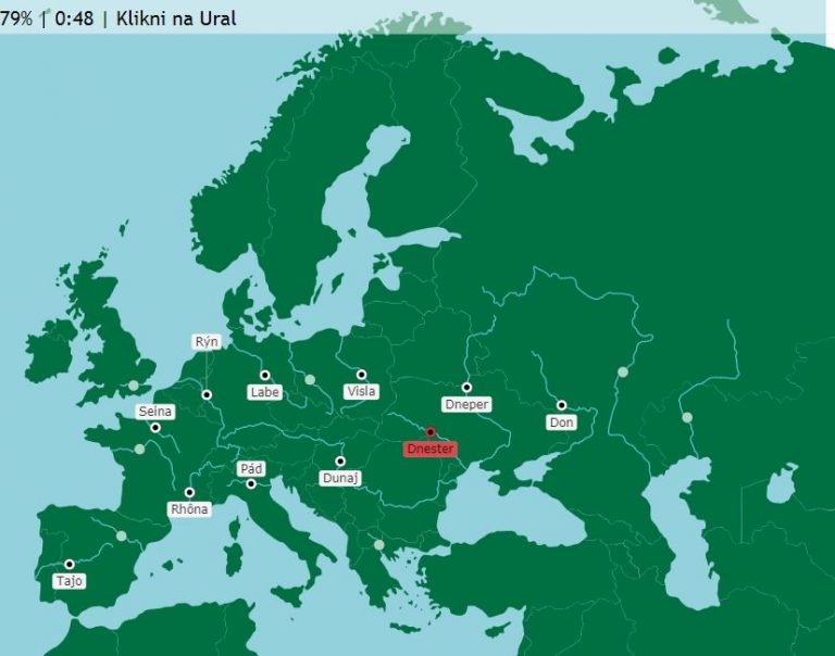 Poloha Povrch A Vodstvo Eur Py Mapov Hry Lep Ia Geografia