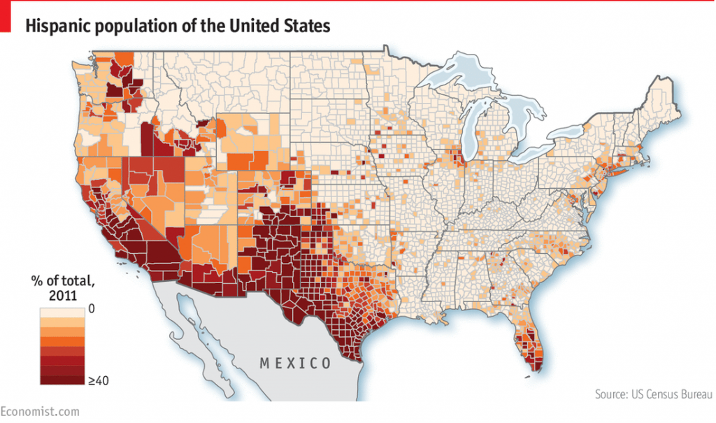 Ako mení migrácia demografiu USA