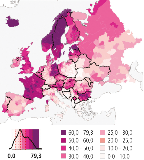 Kde v Európe sa rodia deti mimo manželstva?