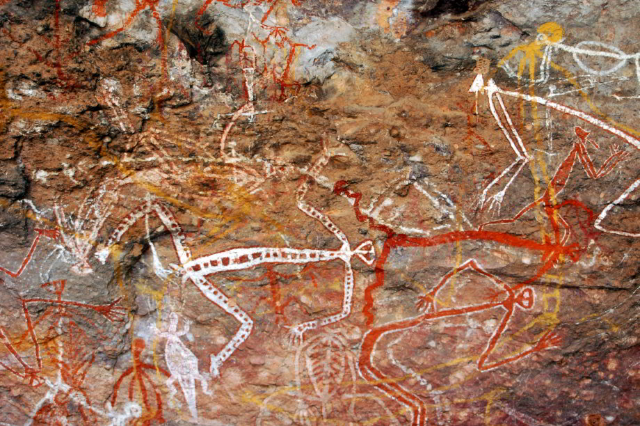 Skalné maľby národného parku Kakadu