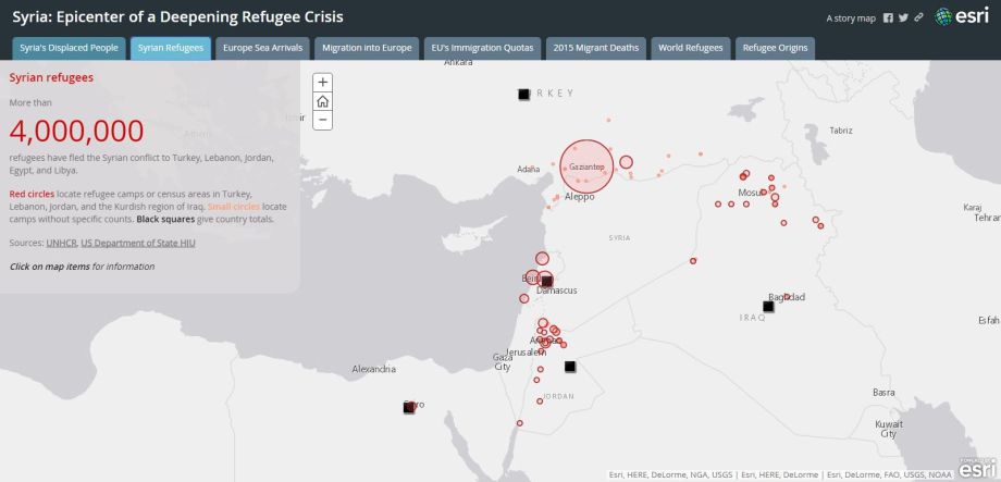 Príčiny a následky utečeneckej krízy v interaktívnom atlase