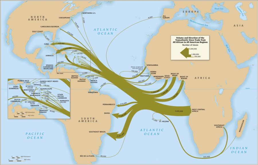Atlas transatlantického obchodu s otrokmi