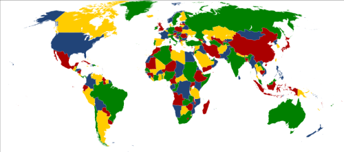 problém štyroch farieb geografia