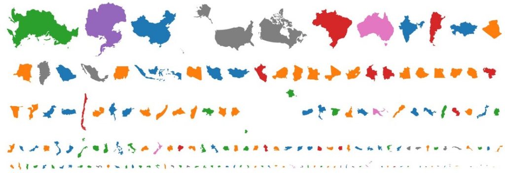 najväčšie štáty sveta porovnanie