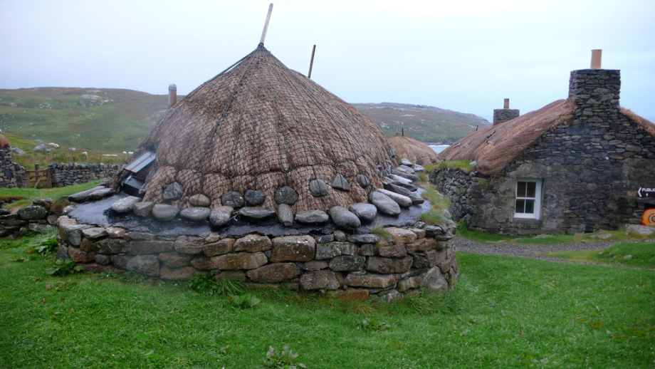 Tradičné obydlia Škótska
