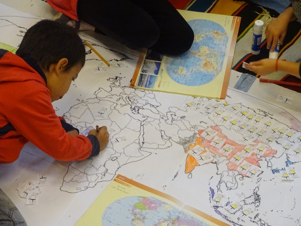 aj malé deti môžu tvoriť veľké mapy