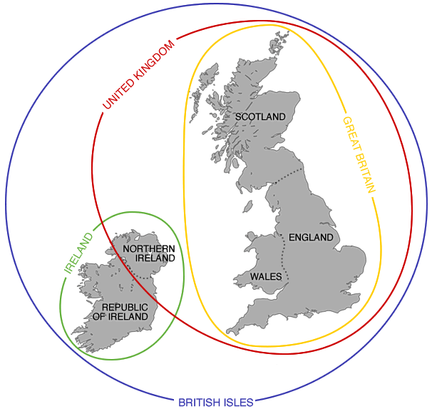 Anglicko, Veľká Británia, Spojené kráľovstvo. Táto mapa vám ujasní pojmy