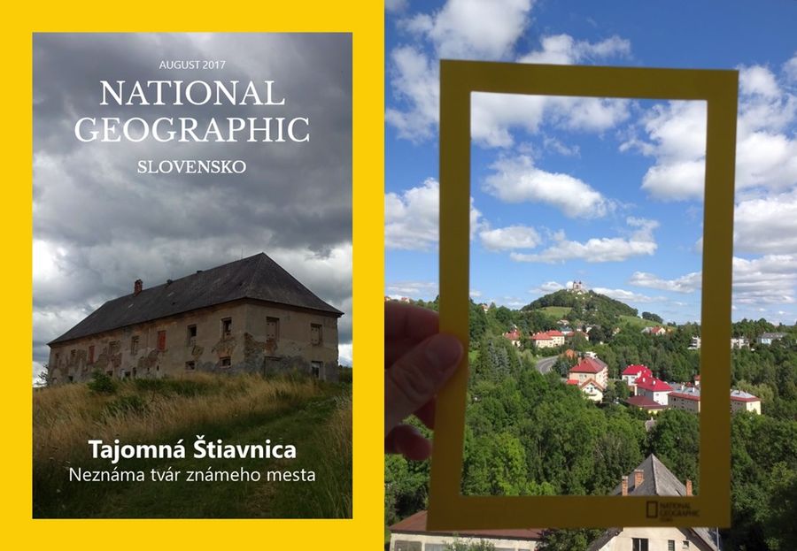 žltý rámček National Geographic