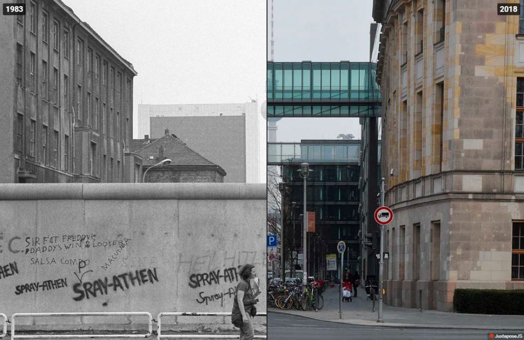 30 rokov od pádu Berlínskeho múru. Pozrite si porovnávacie zábery vtedy a dnes