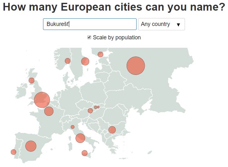Koľko miest Európy alebo USA poznáte? Zahrajte sa originálnu mapovú hru