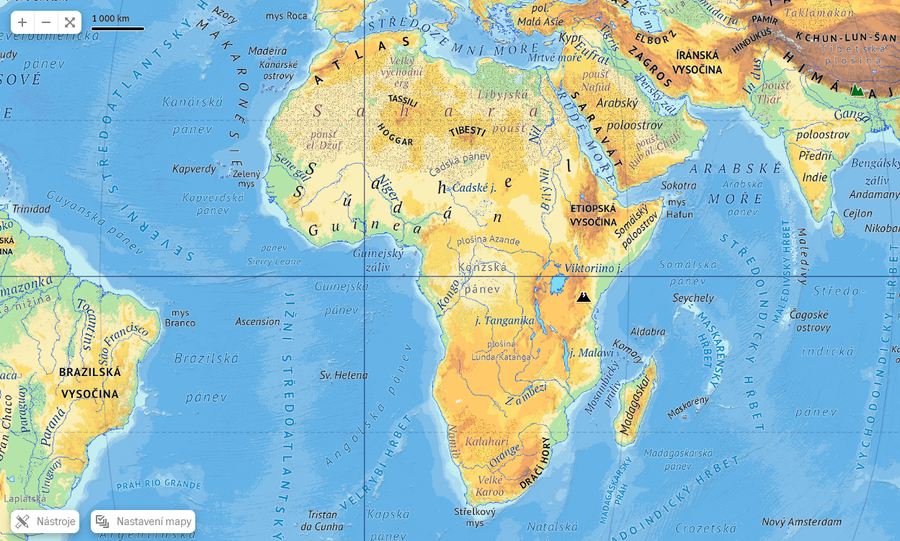 Školský atlas online? Interaktívny atlas sveta od Mapy.cz ponúka veľa možností