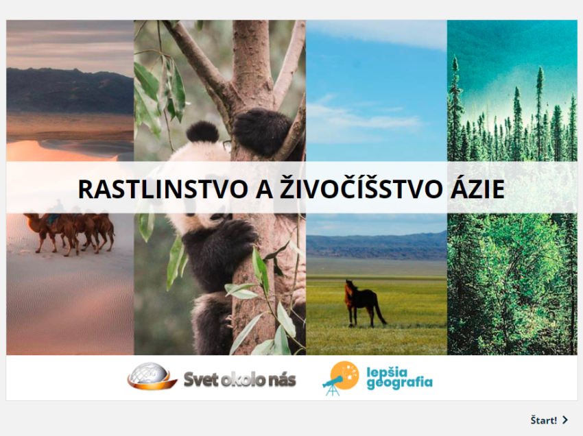 Rastlinstvo a živočíšstvo Ázie (kvíz)